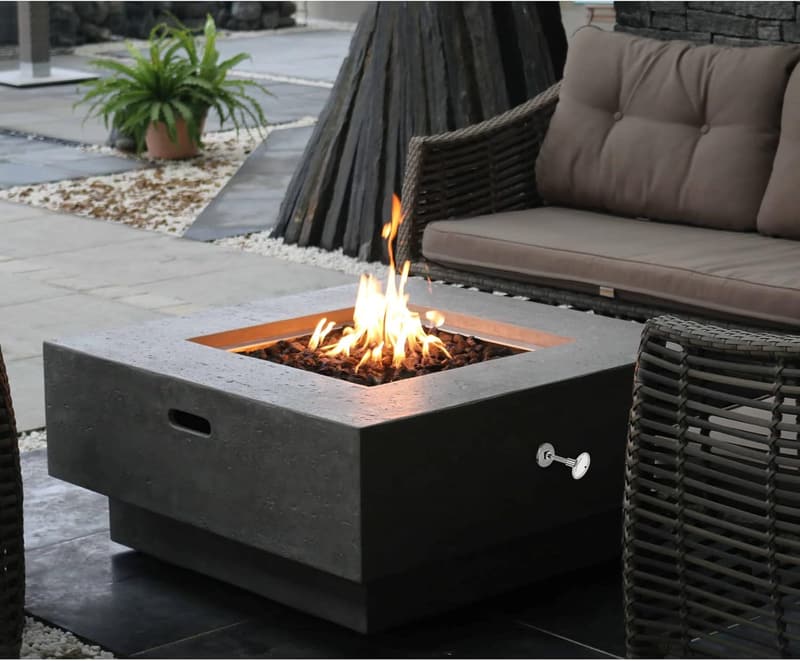 Natural Gas Fire Pit Burner Ring Kit - 18