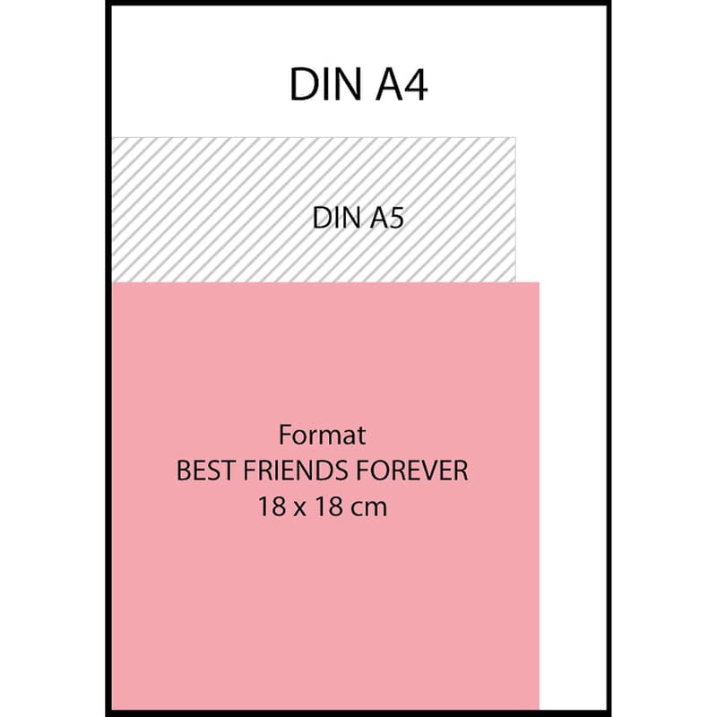 Best Friend Memory Album - Fill-In Gift for Girls & Adults