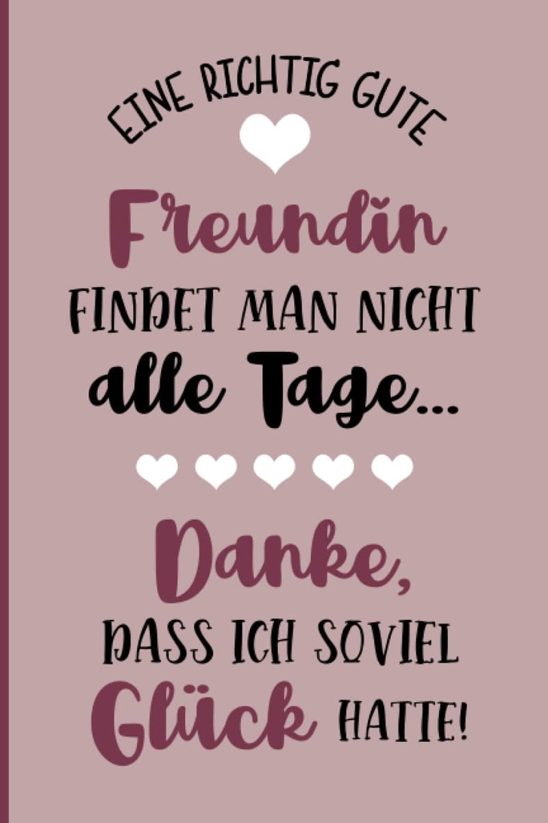 Thank You Gift for Best Friend: Friendship Notebook