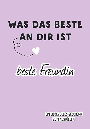 Best Friend Fill-In Gift Book for Special Moments