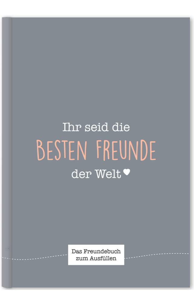 Best Friends Memory Book: Unique Fill-in Journal (Slate Gray)