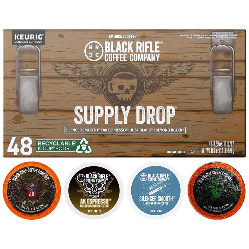 Black Rifle Coffee Supply Drop Variety Pack (48 K-Cups)