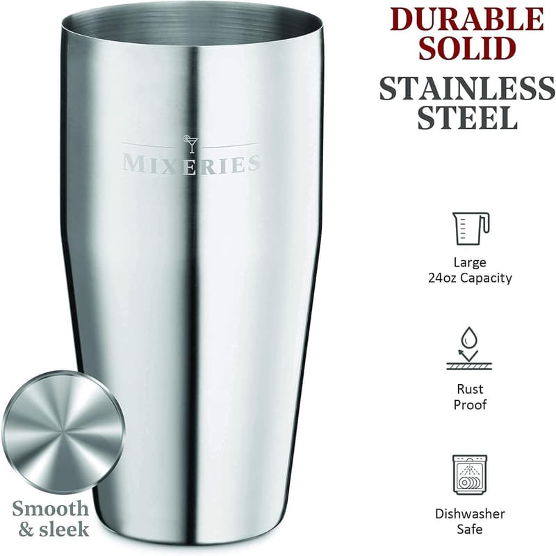19-Piece Mixology Bartender Kit with Stand for Home Bar