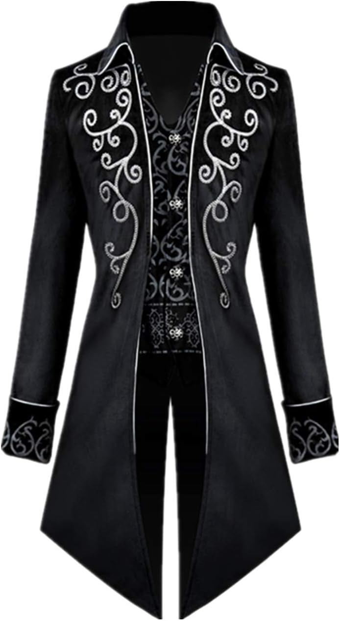 Steampunk Gothic Tailcoat Jacket for Men