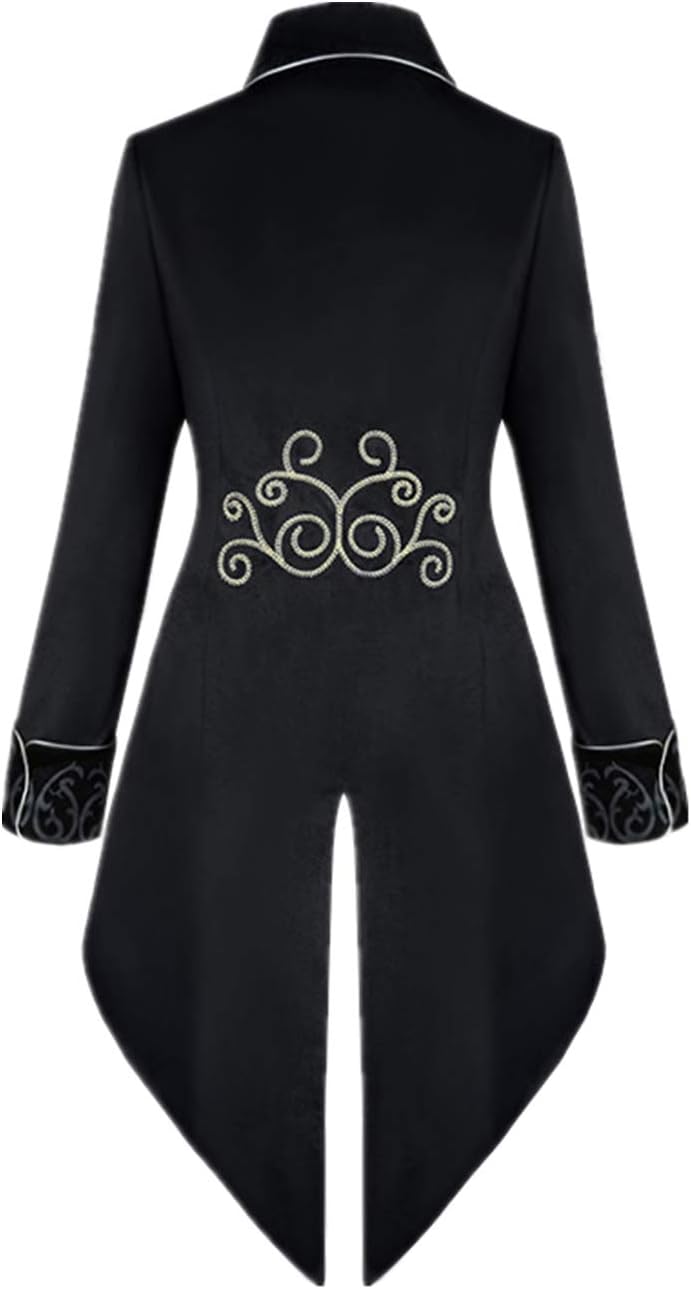 Steampunk Gothic Tailcoat Jacket for Men