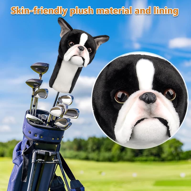 Adorable Labradoodle Golf Club Head Covers - Soft Protectors