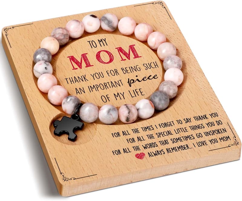 Natural Stone Beaded Bracelets - Cute Gifts for Women and Friends