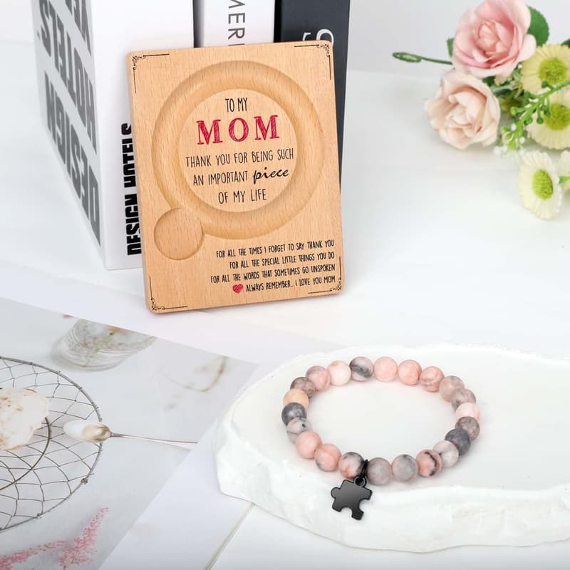 Natural Stone Beaded Bracelets - Cute Gifts for Women and Friends