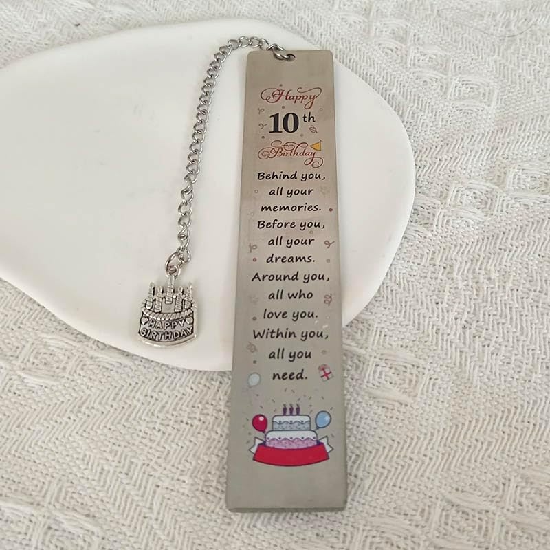 10th Birthday Bookmark for Book Lovers - Gift for Kids