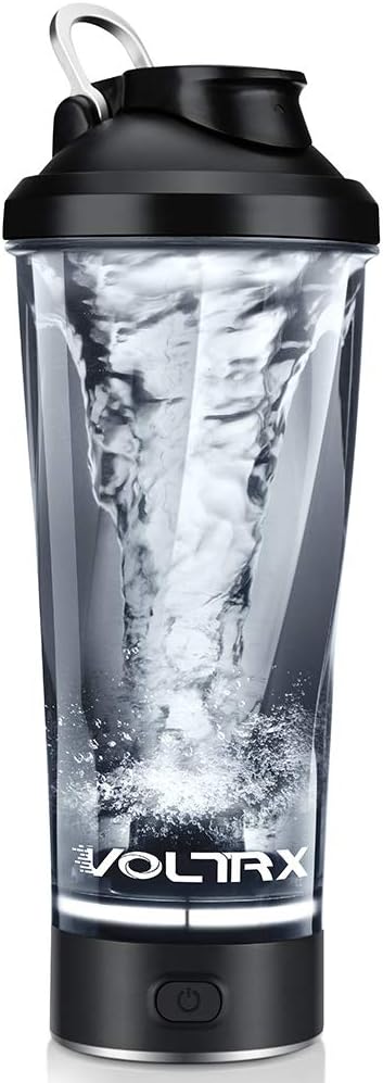 Premium Electric Protein Shaker Bottle - 24 oz, BPA-Free, USB Rechargeable