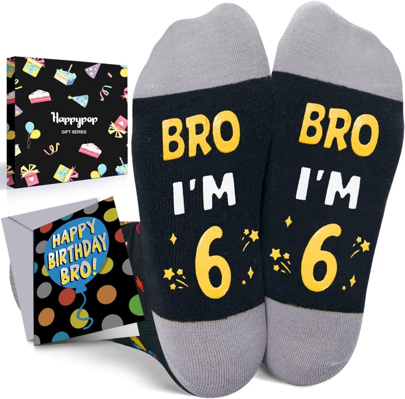 Kids' Birthday Gift Box - Fun Socks for Ages 5-10