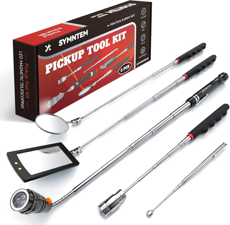 Telescoping Magnetic Pick-Up Tool Set for Father's Day