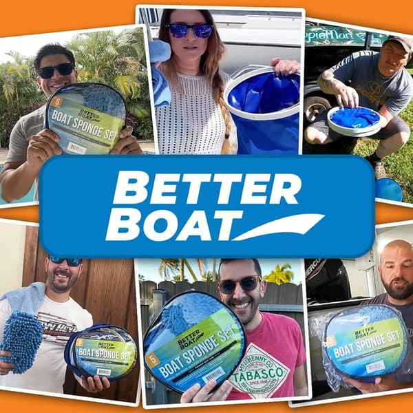Complete Cleaning Kit: Non-Scratch Microfiber Sponges for Cars & Boats