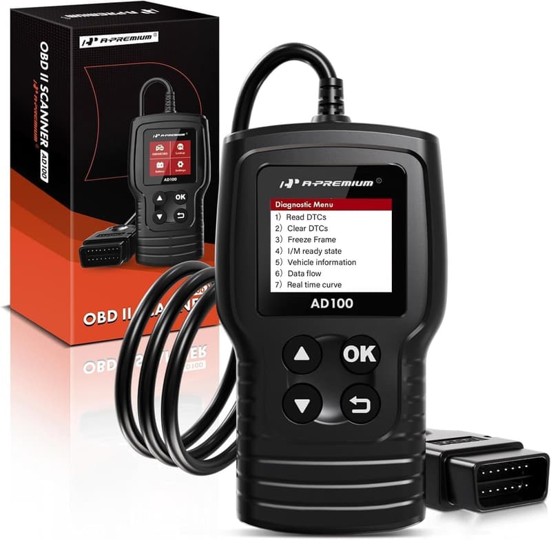 Universal OBD2 Scanner Tool for Car Diagnostics and Smog Checks