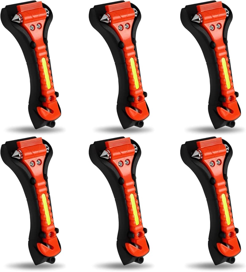 Car Emergency Escape Tool Set with Window Breaker and Seat Belt Cutter