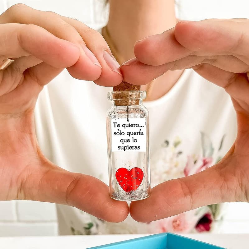 Romantic Message in a Bottle Gift for Couples