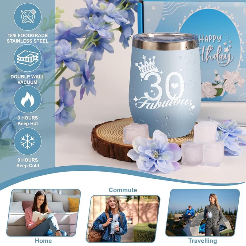 30th Birthday Relaxation Gift Basket for Women