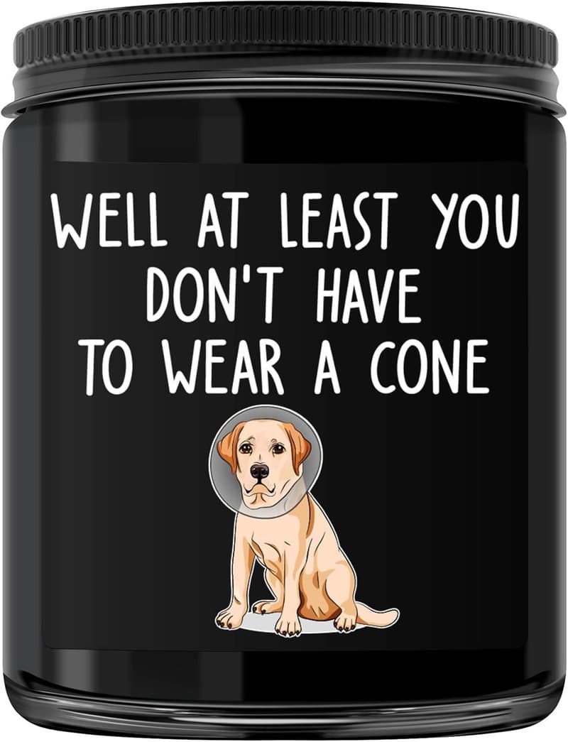 Get Well Soon Candle Gift for Men - Humor Recovery Encouragement