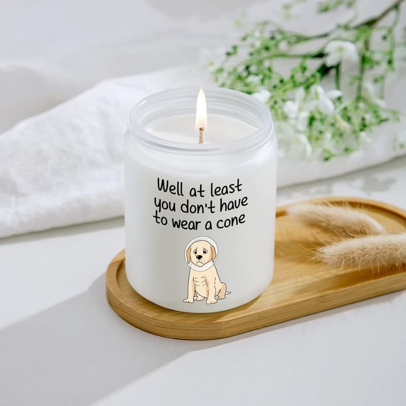 Get Well Soon Lavender Candle for Recovery