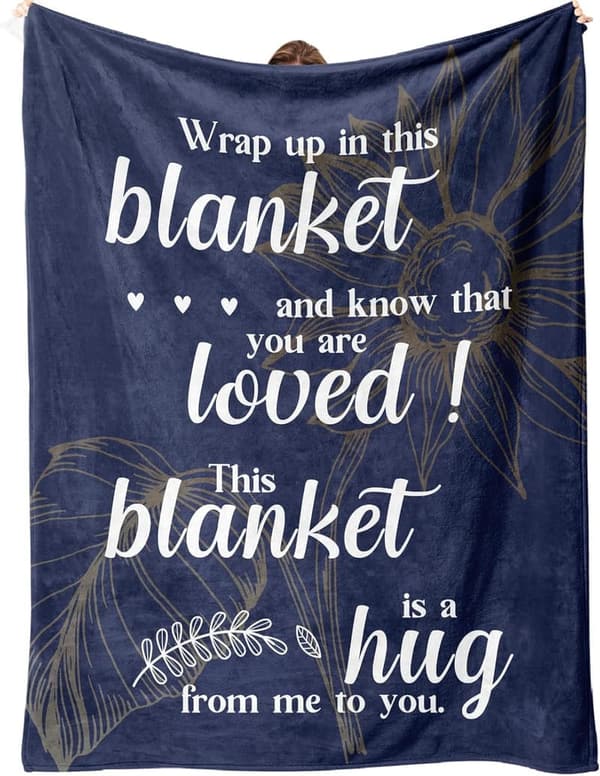 Get Well Soon Hug Blanket for Healing and Encouragement