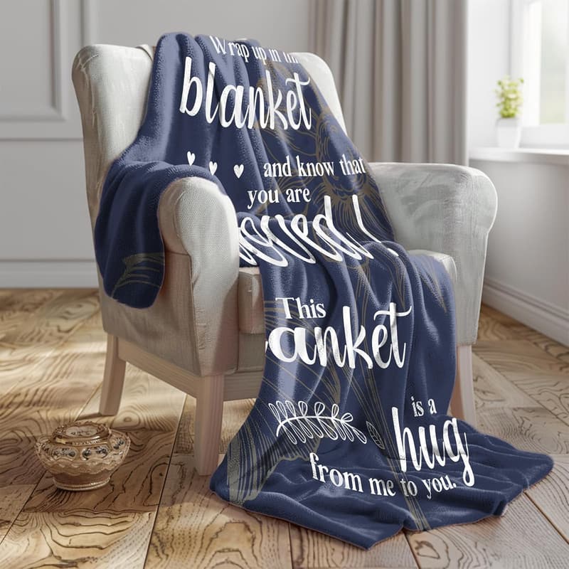 Get Well Soon Hug Blanket for Healing and Encouragement
