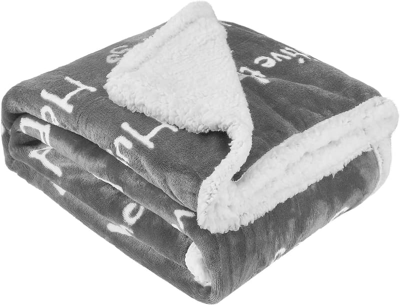 Healing Blanket for Comfort and Support - Grey 50 x 60 Inch