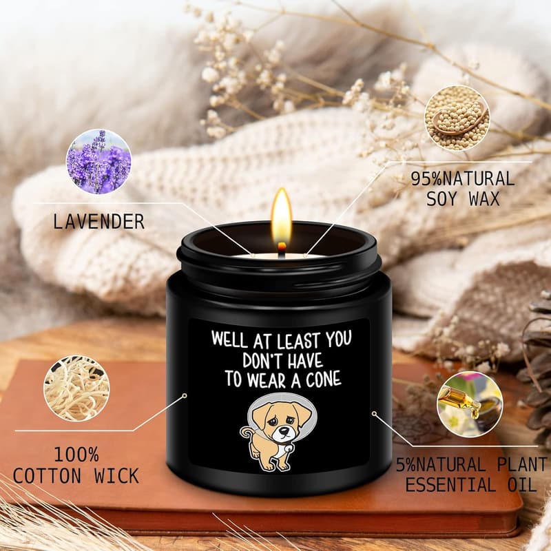 Get Well Soon Lavender Scented Candles for Friends & Family