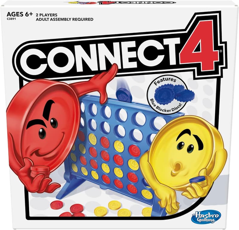 Connect 4 Strategy Board Game for Ages 6+