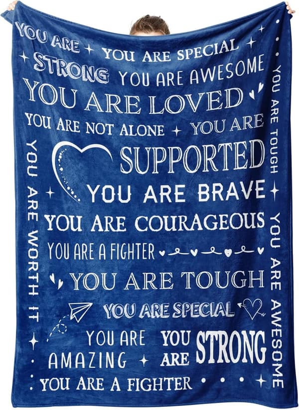 Get Well Blanket - Inspirational Gift for Women & Men, 60