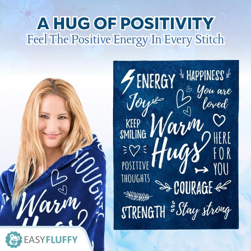 Get Well Soon Blanket – Super Soft Inspirational Healing Blanket, 50