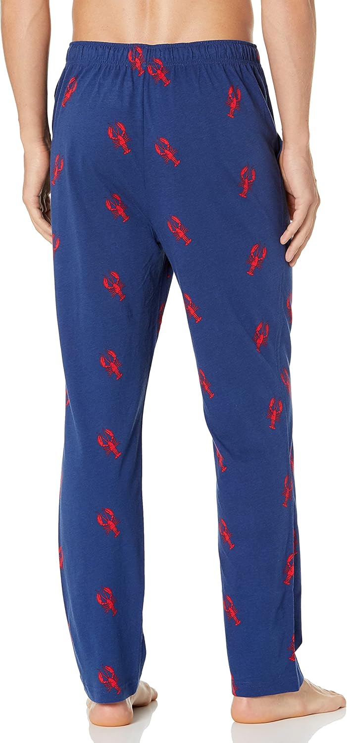 Men's 100% Cotton Sleep Pants with Elastic Waistband
