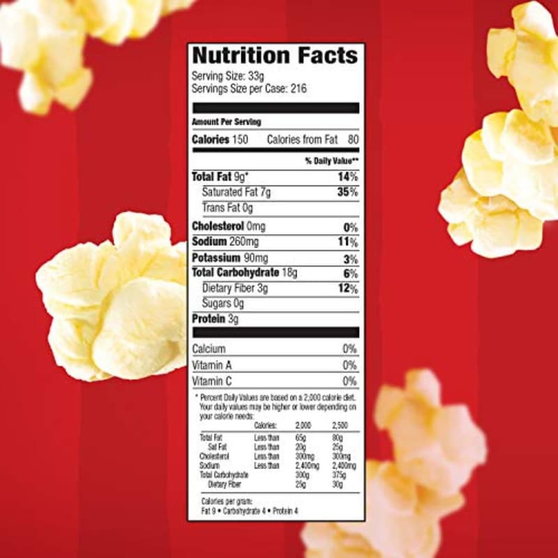 All-In-One Popcorn Kit for 8oz Machine, 24 Pack
