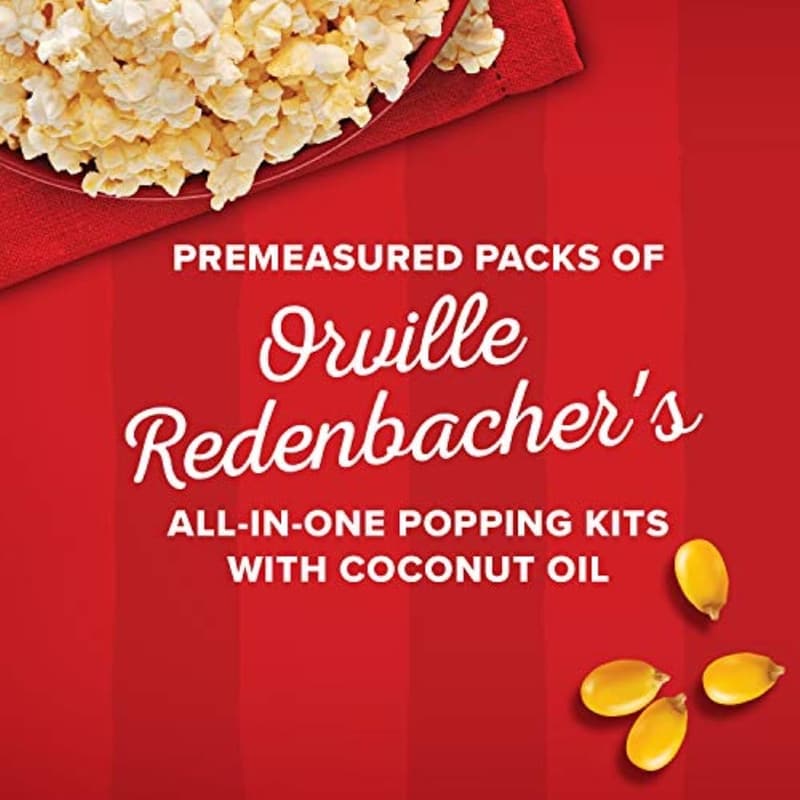 Popcorn Kit with Kernels, Coconut Oil & Salt for 6oz Machine