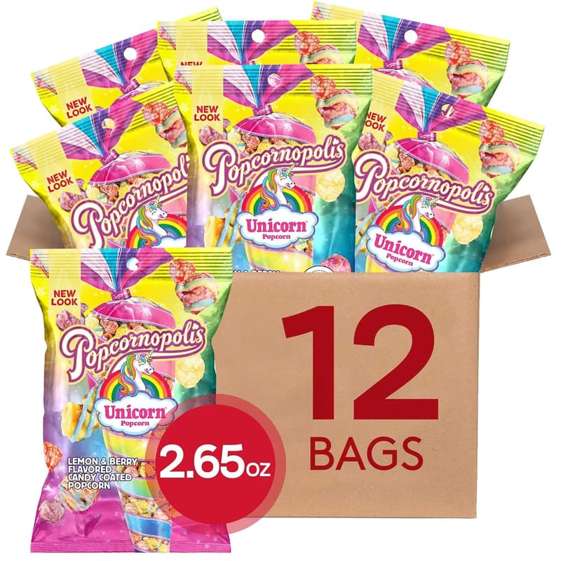 Unicorn Popcorn Gift Pack - 12 Count, 2.65 oz