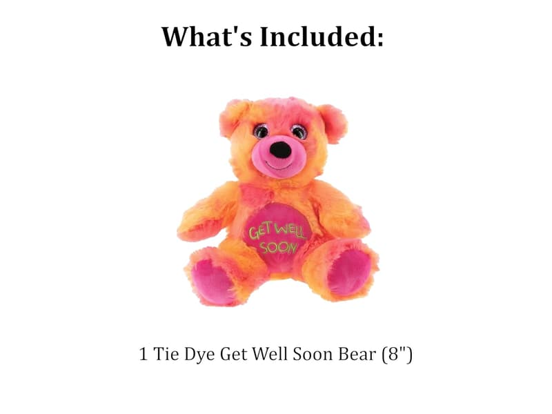 Kids Get Well Gift Basket with Plush Bear and Activities