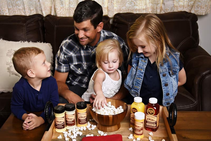 Variety Gift Set of Old-Fashioned Non-GMO Popcorn - 4 Ounce