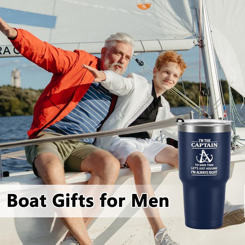 Father's Day Stainless Steel Travel Tumbler for Men - 30oz, 