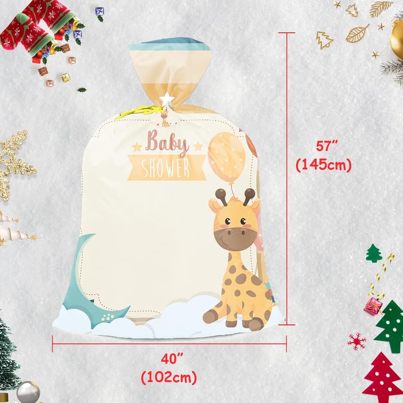 Extra Large Reusable Gift Bag for Baby Shower - 56