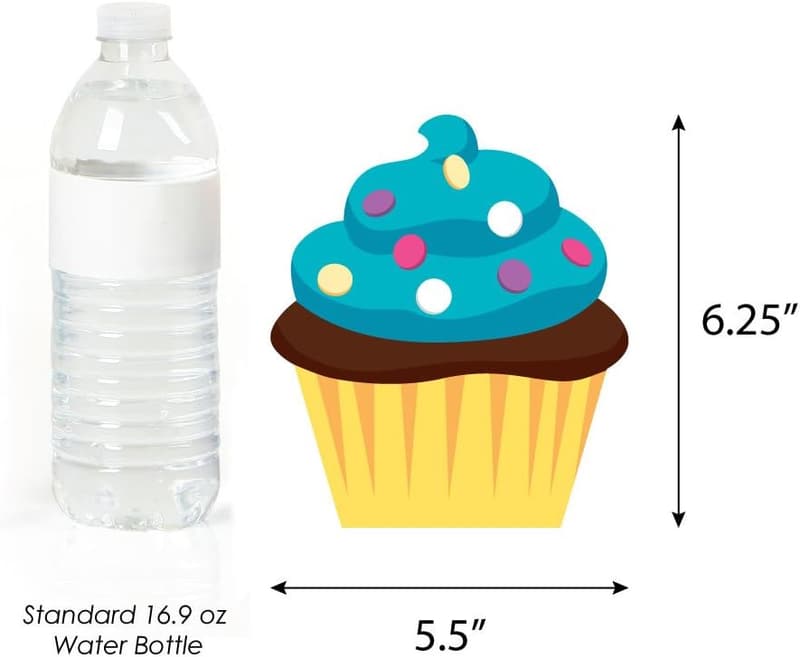 Birthday Party Donut & Ice Cream Decorations - Set of 20