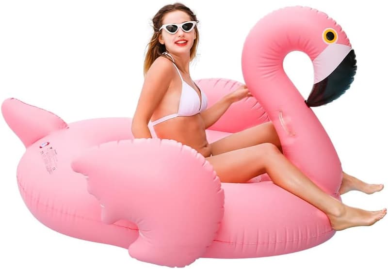 Giant Dolphin Pool Float for Adults with Comfortable Handles