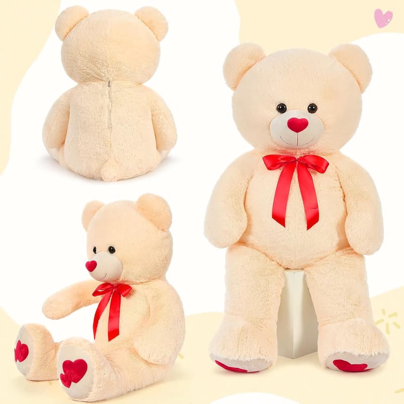 Valentine's Giant Plush Teddy Bear - 42