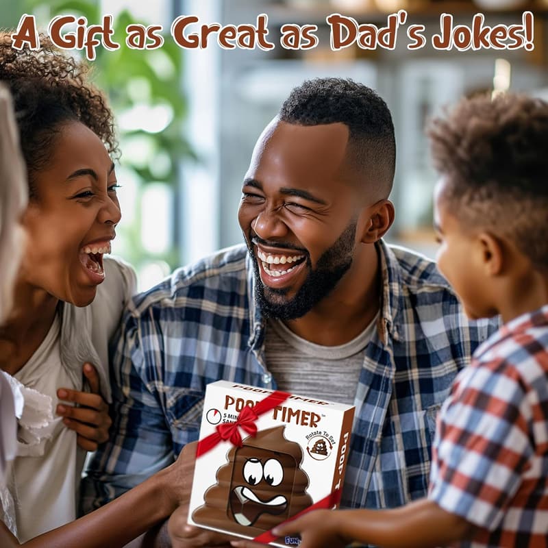 Funny 5-Minute Sand Timer for Dad – Gag Gift for Father's Day