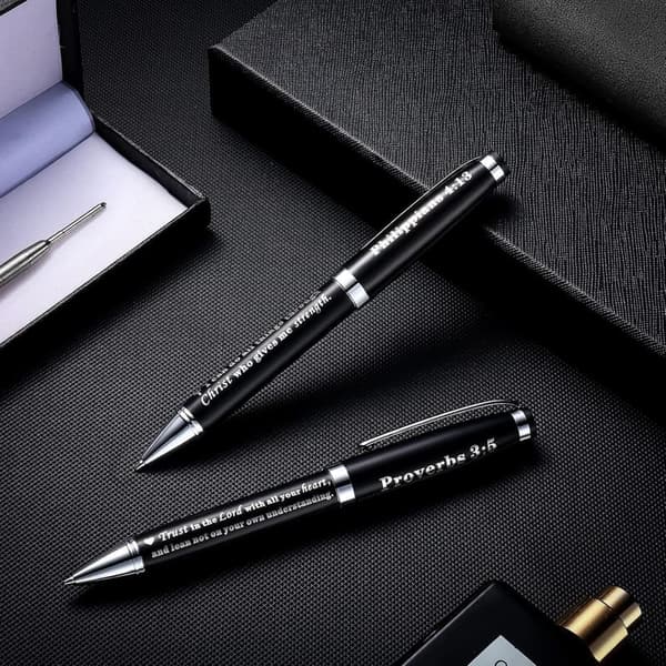 Personalized Christian Engraved Pens with Box - Pastor Gifts