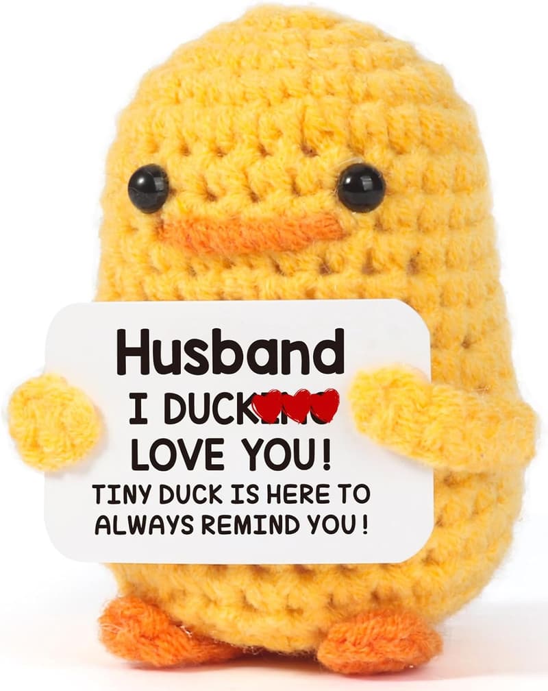 Husband Birthday Gift - Funny Handmade Crochet Duck
