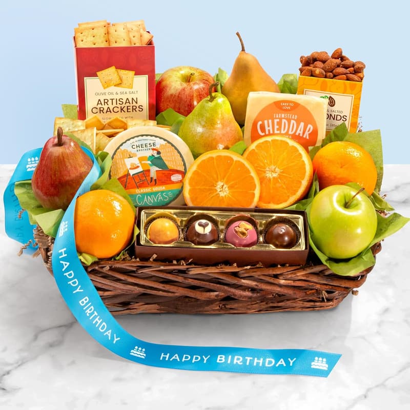 Birthday Orchard Delight Gourmet Gift Basket