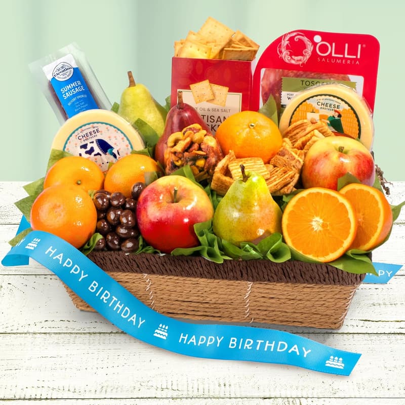 Birthday Sweet & Savory Farmstead Gift Basket
