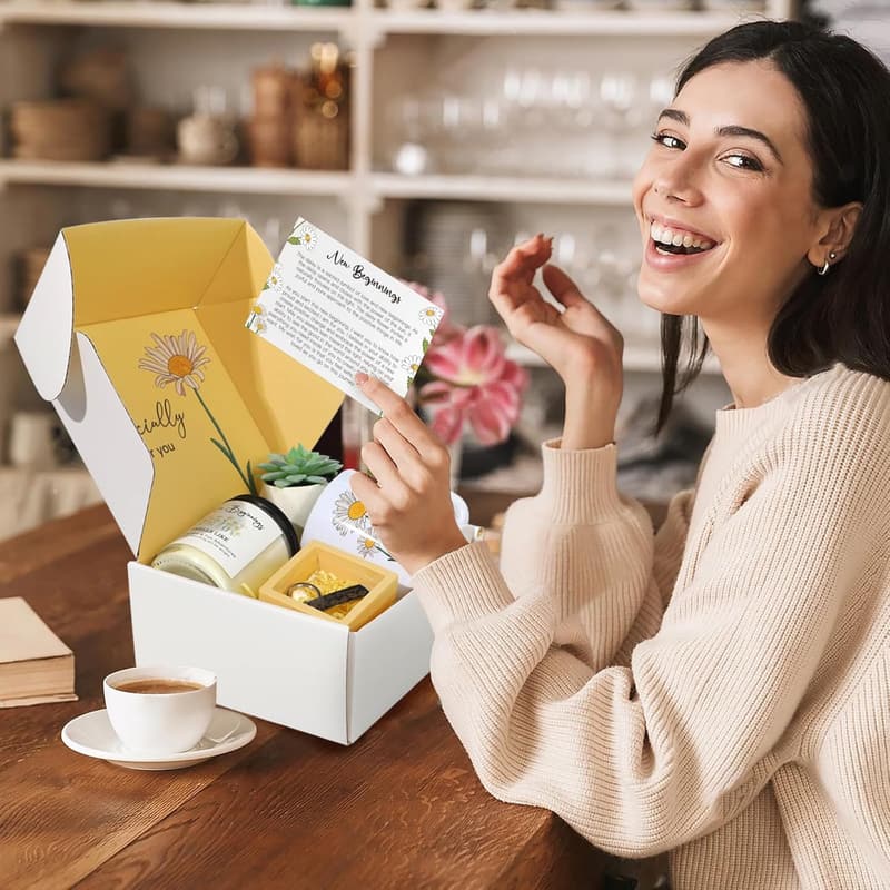 New Job Gift Basket for Women - Self-Care Farewell Gifts