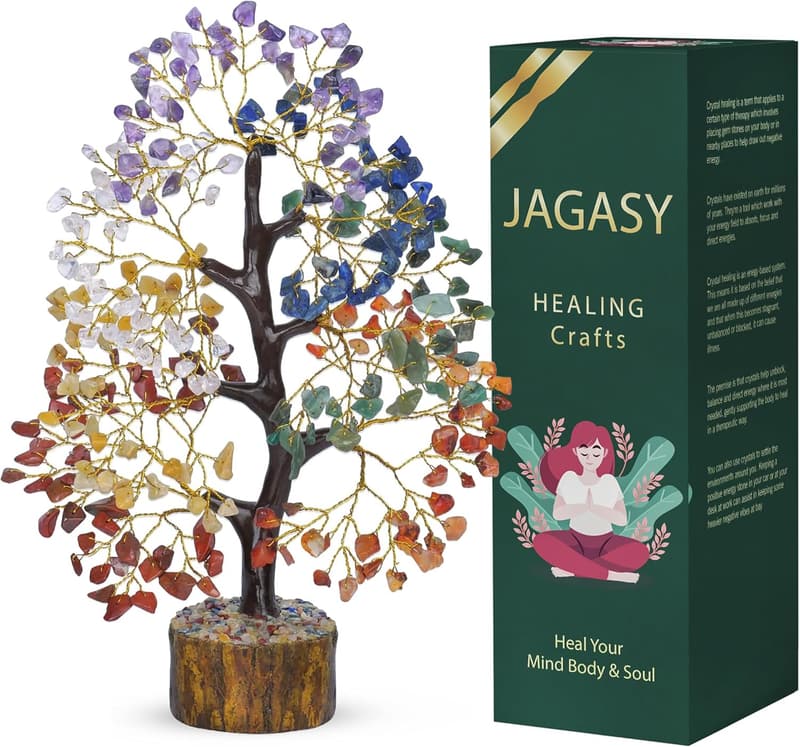 Chakra Tree of Life Crystal Decor - Spiritual Gifts for Women