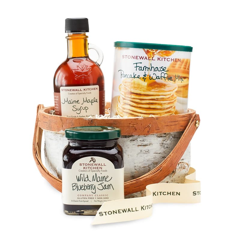 Birch Breakfast Gift Basket - 3 Piece Set