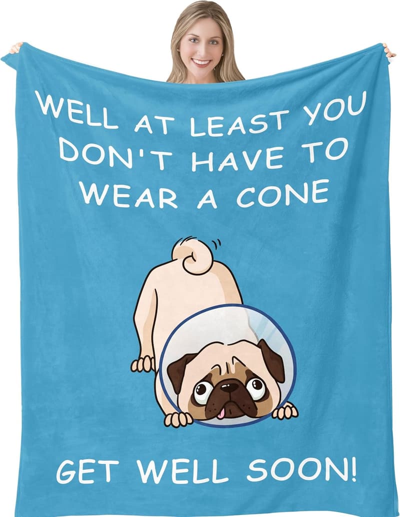 Get Well Soon Blanket for Women - 50
